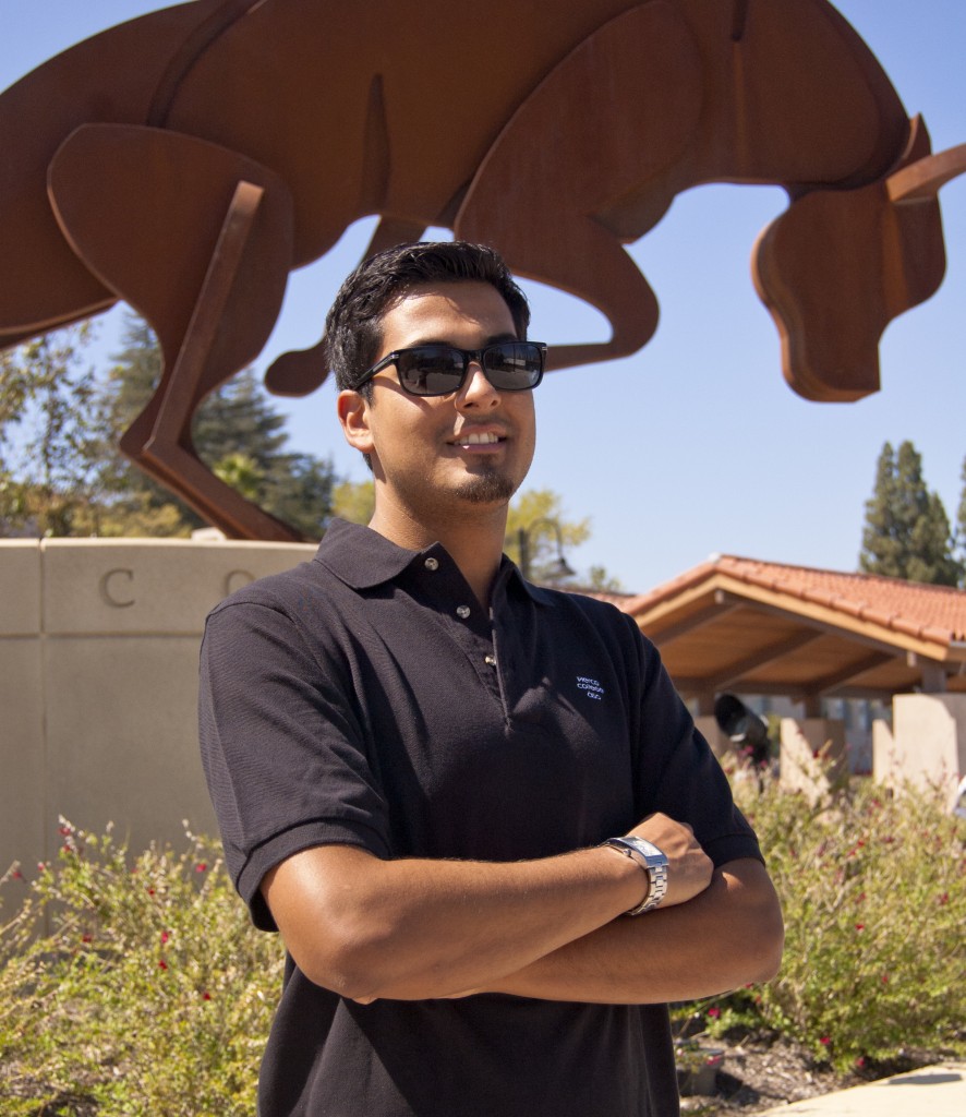 Gabriel Mellibosky, president of the Associated Students Organization (ASO), on September 26, 2011 at Woodland Hills, Calif. Photo: Yenifer Velasquez