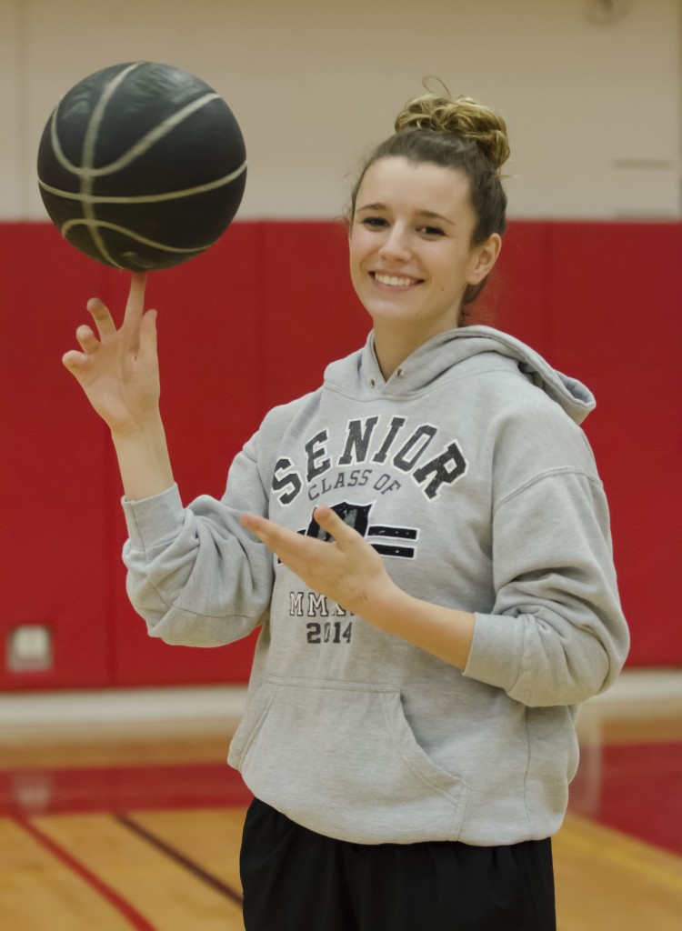 Vanessa DeSimone poses for a picture in the South Gym at Pierce College on Monday Dec. 1, 2014. Photo by David Paz