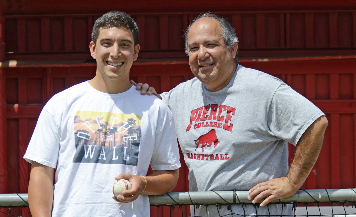 Father and son bonded by baseball