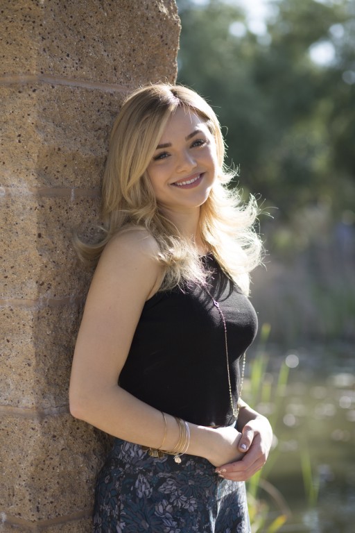 Oana Gregory poses for a portrait in the Botanical Gardens at Los Angeles Pierce College on Friday March 18, 2016. Gregory is a student at Pierce as well as an actress who is best known for her roles in Disney's 'Kicken' it,' 'Lab Rats' and 'Crash & Bernstein.' Woodland Hills, Calif. Photo: Taylor Arthur