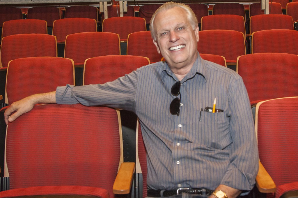 Gene Putnam, an emeritus adjunct professor for the theater department, sits inside the Performing Arts Theater’s mainstage on Friday, May 13, 2016 in Woodland Hills, Calif. Putnam was hired in the fall of 1989 and retired in 2011. Putnam’s recent directorial work is “Sherlock Holmes: The Final Adventure.” Photo: Mohammad Djauhari