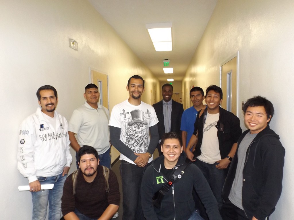 The Hiking Club Group Photo  At Pierce College in WoodLand Hills Calif on March 111, 2016 Dane Igharas