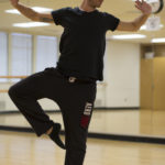 Brian Moe dances in the  studio at Pierce College after his Modern Dance class ended on Nov. 14, 2015 in Woodland Hills, Calif. Photo by Taylor Arthur