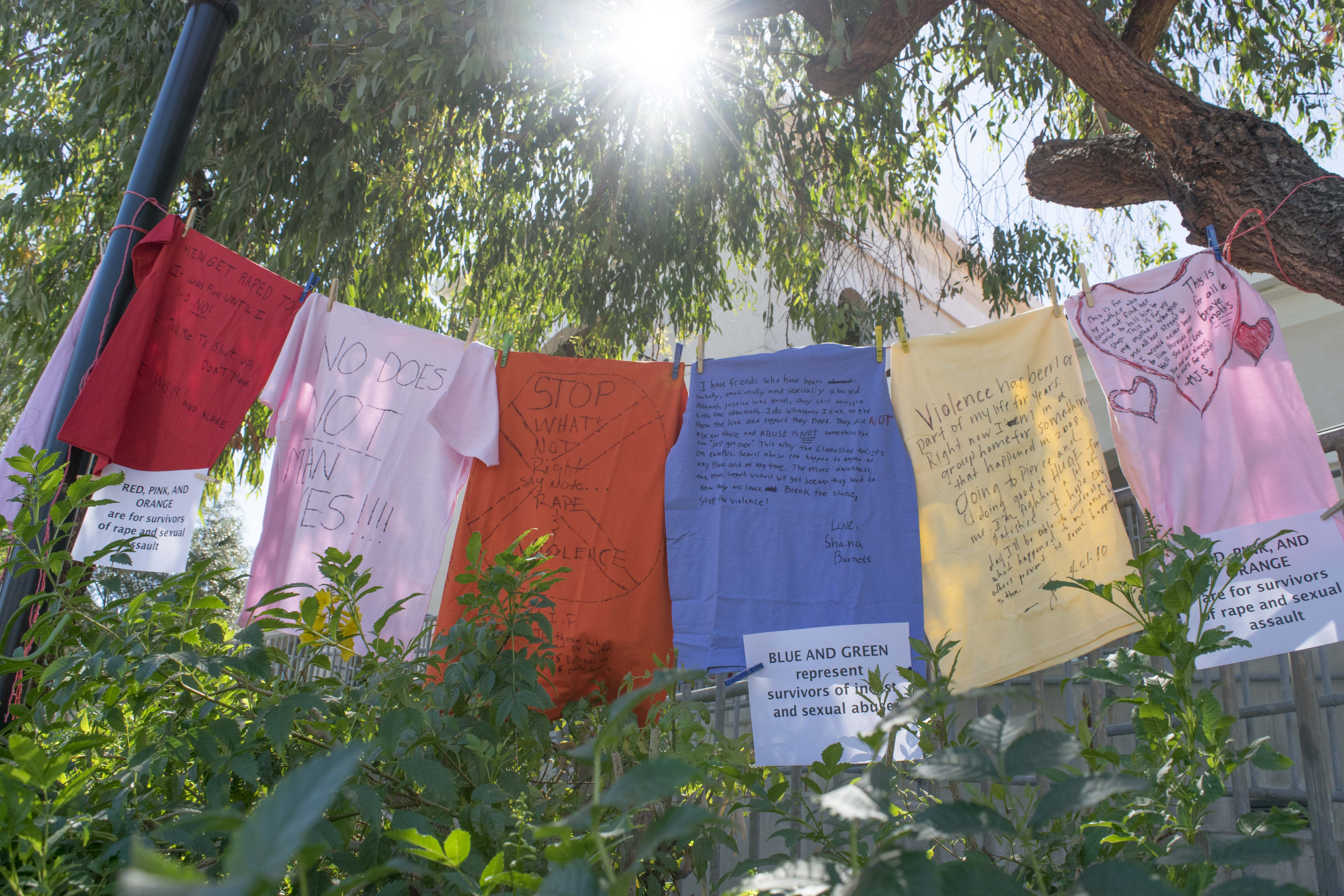 Pierce College Clothesline Event