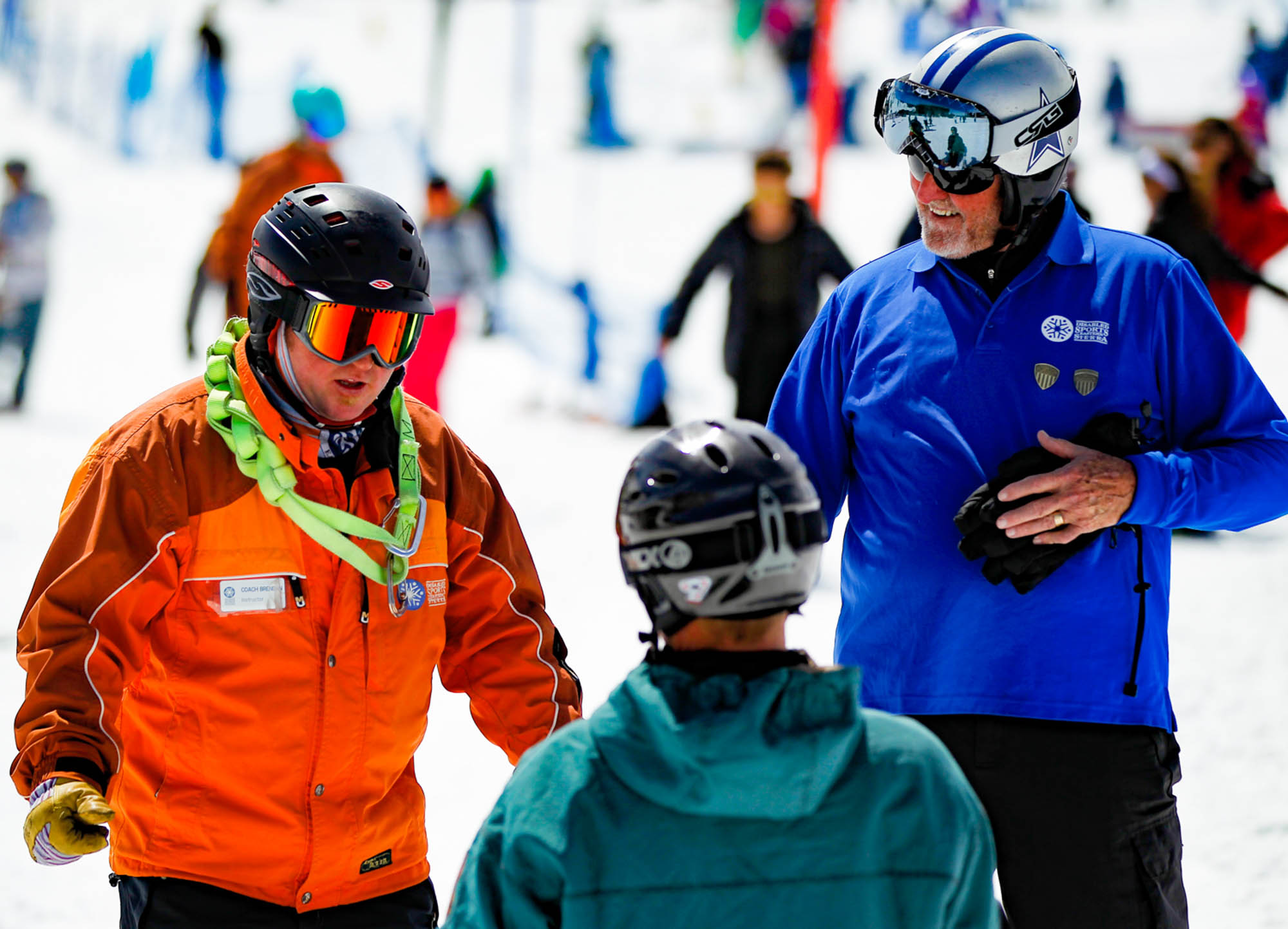 Skiing in a winter wonderland