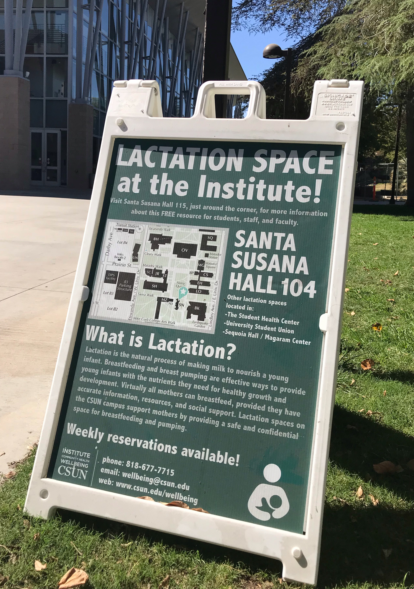 Designated lactation space needed