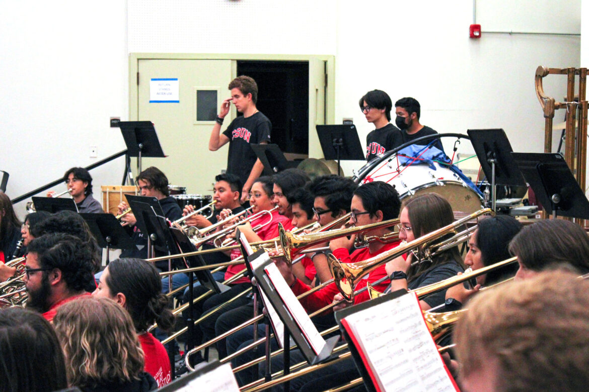 School bands gather under one roof