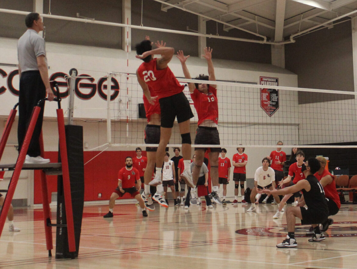 Men’s volleyball took home a well-deserved victory