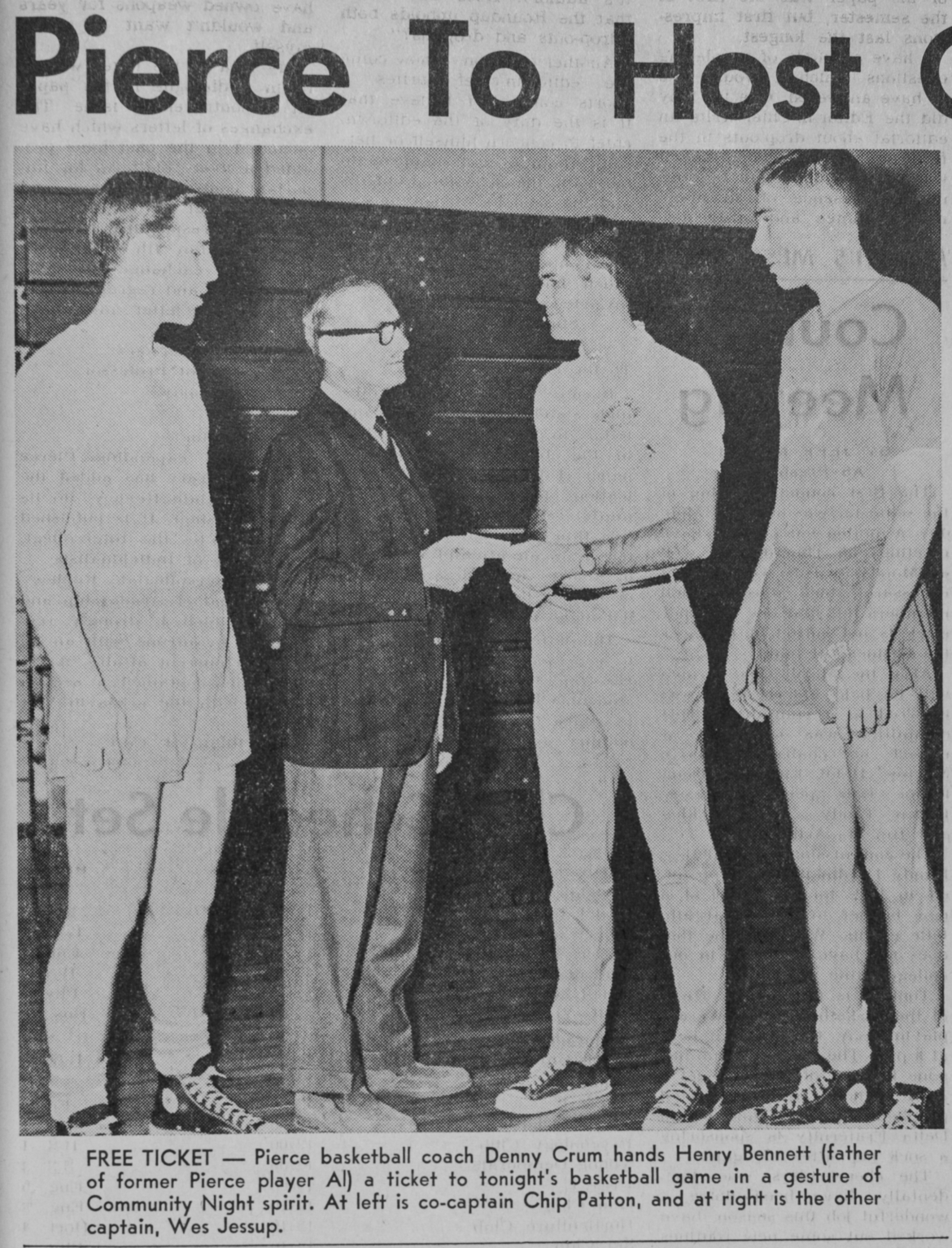 Denny Crum (1937-2023), former Pierce basketball player and coach