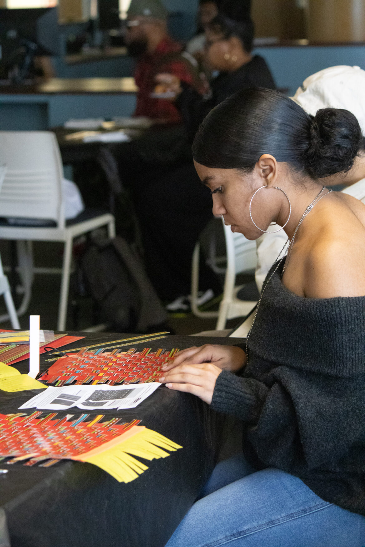 Students weave cultural connections